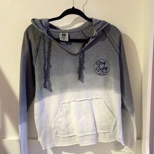 Exist Gray and White Ombre Women's Sweater